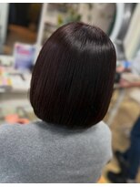 ヘアアトリエ ナイン(hair atelier nine) ヘッドスパ/チェリーレッド/ハイレイヤーウルフ/髪質改善/福島市