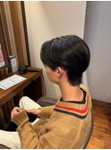 鎌倉メンズセンターパートフェザーパーマ２０代３０代