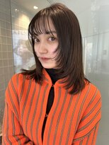 モンルル プル(mon loulou + plus) 顔まわりレイヤー、レイヤーカット、 担当 中野絢斗