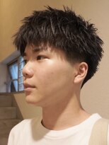 シキ(SIKI)&nbsp;メンズカットハイライトブリーチバレイヤージュパーマ