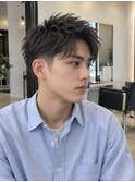 【清潔感◎】アップバングショート