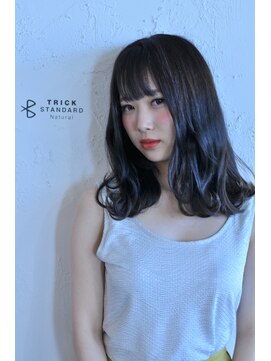 トリックスタンダードナチュラル(TRICK STANDARD Natural) ブルージュグラデーションロブ