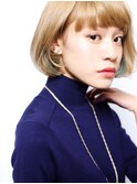 【MODE K's厚木】ブロンドエッジショート×小顔ショートボブ