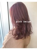 【犬束】pink beige