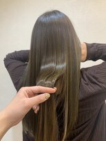 フラット 千葉(Flat.)&nbsp;酸熱トリートメント×カーキグレージュ