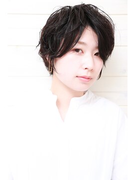 オーシャン(Ocean) ［OCEAN　Hair&Life]黒髪☆春パーマ☆マッシュヘア