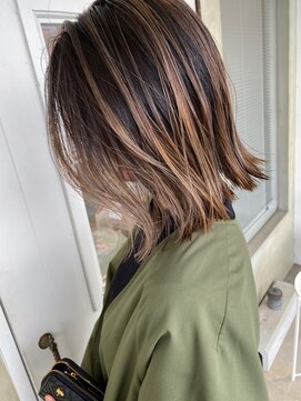 ナイーブヘアデザイン(NAiVE HAIR DESIGN) 【NAiVE hair】バレイヤージュハイライト