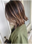 【NAiVE hair】バレイヤージュハイライト