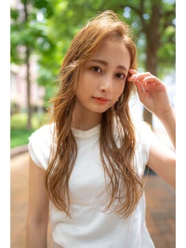 オースティン 流山おおたかの森(AUSTIN) 大人かわいい前髪セシルカットココアブラウンフリンジウェーブ