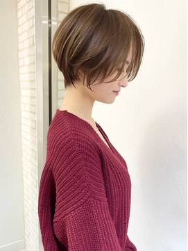 アンド ストーリーズ(&STORIES) 大人可愛い/ショートボブ/ハイライトカラー/ハンサムショート