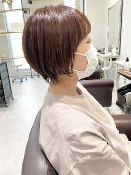 アンサム 三軒茶屋(UNSOME) オレンジカラー/上質丸みショートボブ/豊岡