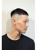 メンズかき上げニュアンスマッシュサイドパート韓国マッシュ