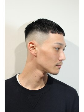 レンゲン(LENGEN) メンズかき上げニュアンスマッシュサイドパート韓国マッシュ