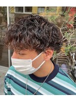 ビーワールド(B WORLD)&nbsp;波巻スパイラル【デザインカラー/ハイライト/髪質改善】