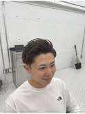 サイドパートスキンフェードツイスパ韓国マッシュ