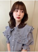 ぱつっとバング／くびれヘア