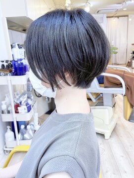 モリオ フロム ロンドン 成増店 【morio成増 セリザワ】丸みハンサムショート 髪質改善