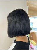 【satis hair】ワンレンボブ