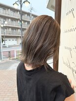 エイミーバイアフロート(amie by afloat) * 巻き髪に挑戦!扱いやすい切りっぱなしロブヘア