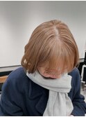 ハイトーンイヤリングカラーダブルカラー