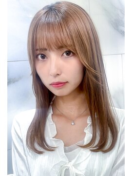 ウォークヘアーグロウ(Walk hair grow) 美髪◎ストレート×アッシュベージュ