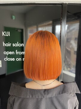 キジ(KIJI) ★キャロットオレンジ×ボブ★