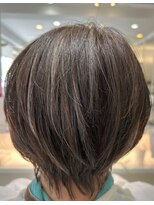 ヘアラウンジガガ(Hair Lounge GAGA) ショートレイヤー×ハイライト