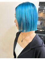 ヨッカ(YOCCA)&nbsp;ボブ＋鮮やかなブルー