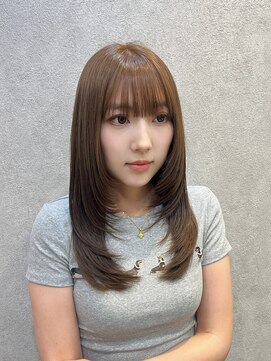 ロンド フィーユ(Lond fille) キラテラカラー×マロンベージュ