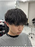 波巻きパーマ/スパイラル/ツイスパ/メンズサロン/メンズ/波巻き
