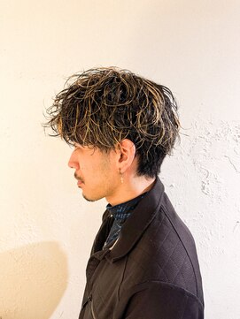 ヘアサロン エフ 渋谷(F) #メンズカット#メンズハイライト#マッシュ#ブリーチ#渋谷美容室