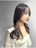 小顔くびれレイヤー×艶セミロング
