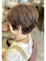 サーティエイト(38)&nbsp;50代 ゆるふわ丸みショート/パーマ/カット/髪質改善/ボブ/元町/