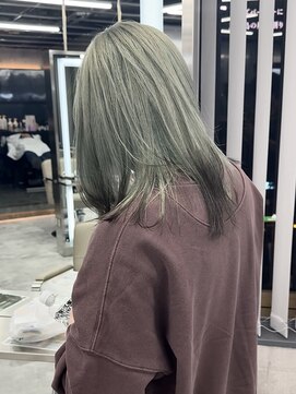 エヴァン(HEVIN) ミントグリーン×グレージュ/グラデーションカラー