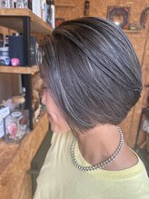 ノラ カマクラ(NORA kamakura) コントラストハイライト/白髪ぼかしハイライト/ボブレイヤー