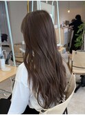 ブリーチなしベージュカラー