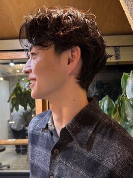 サンアタゴノット(san.atagonot) men's hair/刈り上げセンターパート/サーフカール/メンズサロン