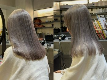 クロワ ドゥ(croix deux)の写真/ブリーチ・デザインカラーならここ【croix deux】◇外国人風の抜け感と透明感でよりオシャレなスタイルに♪