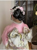 成人式仕様　着付け＆ヘアセット