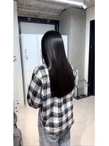 シェノン 梅田(CHAINON)&nbsp;梅田/着物ヘア/大人ガーリー/ダークアッシュ/似合わせカット