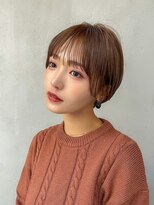 ギークス(GEEKS)&nbsp;【GEEKS渋谷】ウォームブラウン/冬カラー/大人ショートボブ/小顔