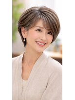 リーフ 焼津店(LeaF)&nbsp;白髪でもツヤが出る大人ショート