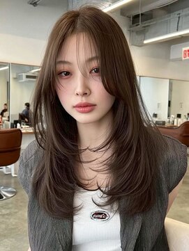 ノイズオオサカ 天王寺店(NOISM OSAKA) ミディアムレイヤーカットハッシュカットウルフボブウルフカット