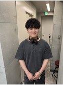 マッシュ×シャドウパーマ