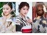 ［土日祝］【浴衣レンタル + 着付け + ヘアセット】　￥9990