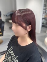 ボルド(Bordo) ブリーチなしワンカラーでつくるチェリーレッド