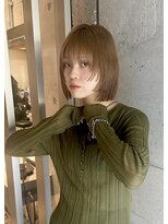 フィルムス ヨコハマ プラス(FILMS 横浜 +)&nbsp;ミルクブラウン/ボブ/オリーブページュ/ブリーチなし/横浜+