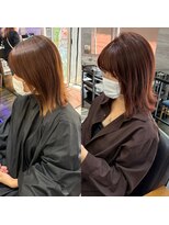 カルフール ロコ 草加西口店(Carrefour LOCO) シングルカラーで作る ピレンジ(Pink Orange)