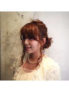 マリーアン(marie-anne) 結婚式☆ゆるウェーブアレンジ