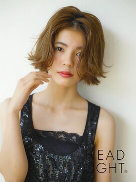 アーサス ヘアー デザイン 研究学園 学園の森店(Ursus hair Design) *Ursushair*　ハイトーン×切りっぱなしボブ